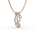 RAIDIANT CURVE DROP PENDANT WITH EARINGS