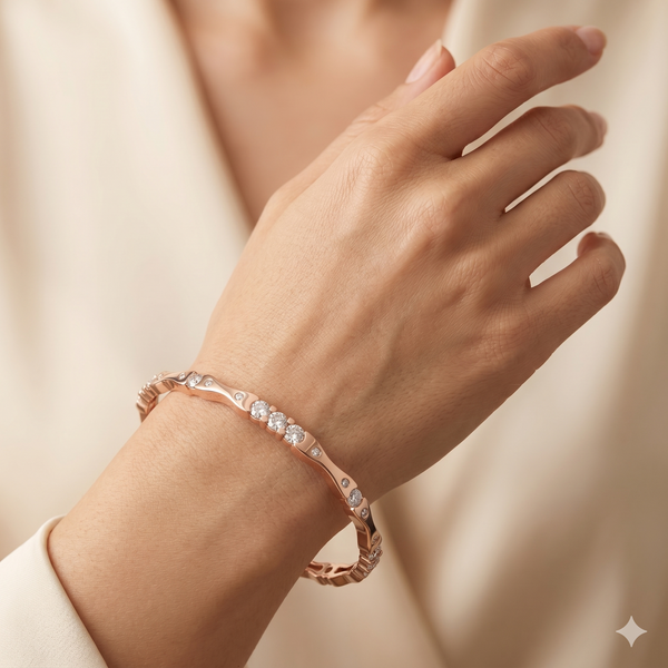 Infinity Wave Bangles