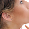 MINIMALIST SQUARE PENDENT WITH EARING