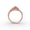 Delicate Contemporary Diamond Ring