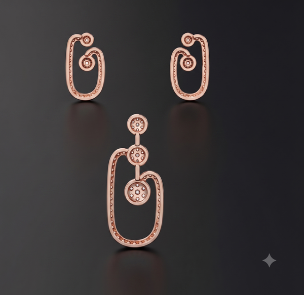 TRINITY LINK PENDANT SET