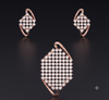 DIAMOND VEIL NET PENDANT SET