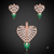 EMERALD HEART RAIDIANCE PENDANT SET