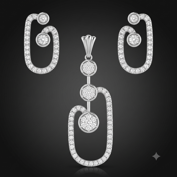 TRINITY LINK PENDANT SET