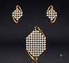 DIAMOND VEIL NET PENDANT SET