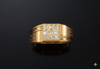 Imperial Grid Diamond Ring