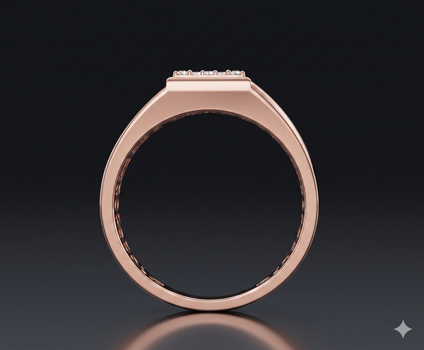 Imperial Grid Diamond Ring