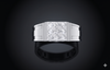 Luxe Diamond Panel Ring