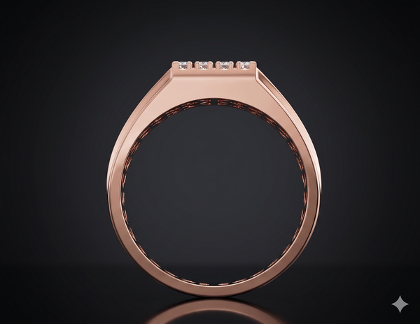 Elite Patterned Diamond Ring