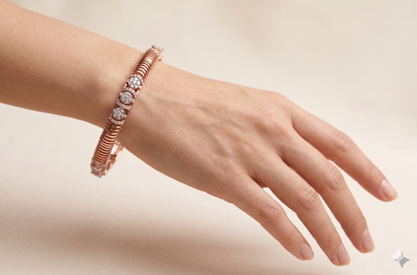 Floral Royale Diamond Bangles