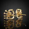 ROSE FIRE DIAMOND BLOOM EARING