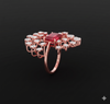 Royal RubyBloom Ring