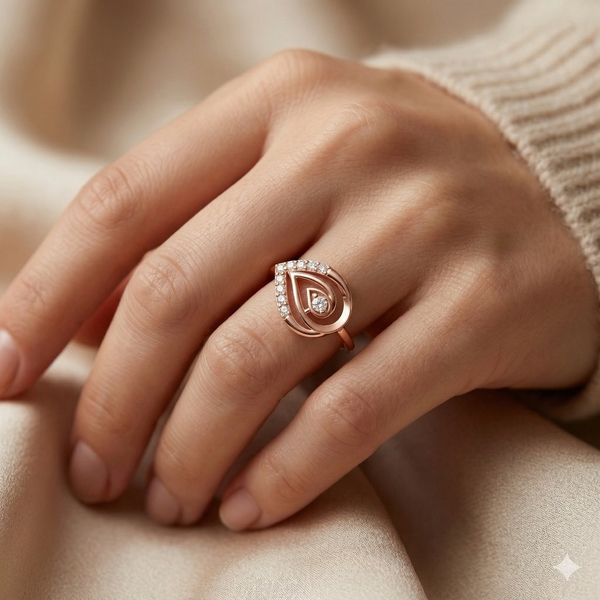 ETERNAL TEARDROP RING