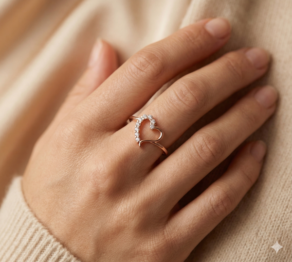 ETERNAL HEART DIAMOND RING