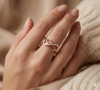 INFINITY KNOT DIAMOND RING