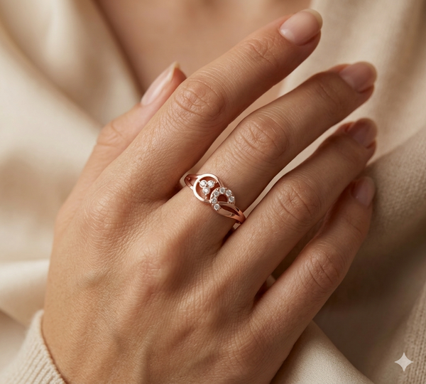 TWING HALO DIAMOND RING