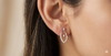 ELEGANT LEAF DROP STUD EARING