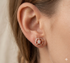 FLORA HALO STUDS EARING