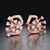 ROSE FIRE DIAMOND BLOOM EARING