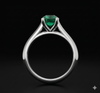 SIGNATURE EMERALD SOLITAIRE RING