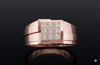 Imperial Tiered Diamond Grid Ring