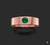 EMERALD MALE SOLITAIRE BAND