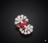 Blossom Halo Ruby Ring