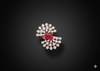 Royal RubyBloom Ring