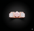 CURVE CLUSTER SOLITAIRE BAND