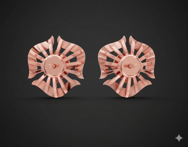 Celestial Floral Diamond Studs