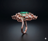 Emerald Bloom Diamond Ring