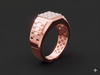 Royal Cluster Diamond Gents Ring