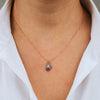 Ruby Bloom Diamond Pendant