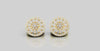 DIAMOND SUNFLOWER STUDS EARING