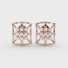 MINIMALIST SQUARE PENDENT WITH EARING