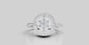 FLORAL STAR HALO RING