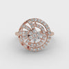 Celestial Swirl Diamond Ring