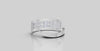 RADIANT STRIP DIAMOND RING
