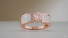 CURVE CLUSTER SOLITAIRE BAND