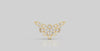 MOON PETAL CHARM PENDANT AND EARING SET