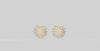 SWAN PETAL DIAMOND STUDS