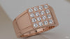Imperial Grid Diamond Ring