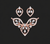 ROSEWING GRACE PENDANT AND EARING SET