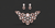 MOON PETAL CHARM PENDANT AND EARING SET