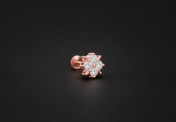ROSE BLOOM NOSE PIN