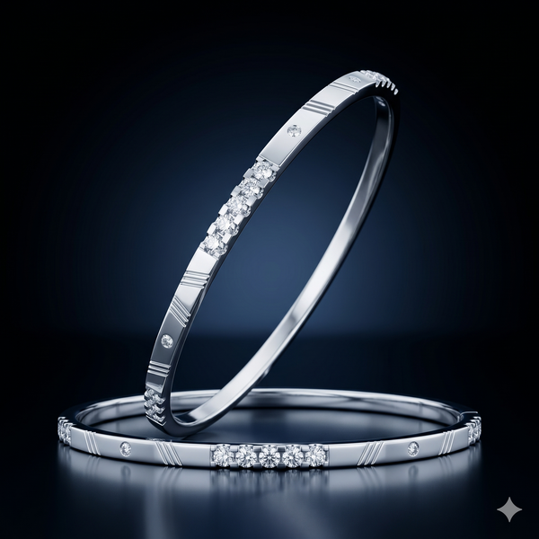 Infinity Gleam Bangles