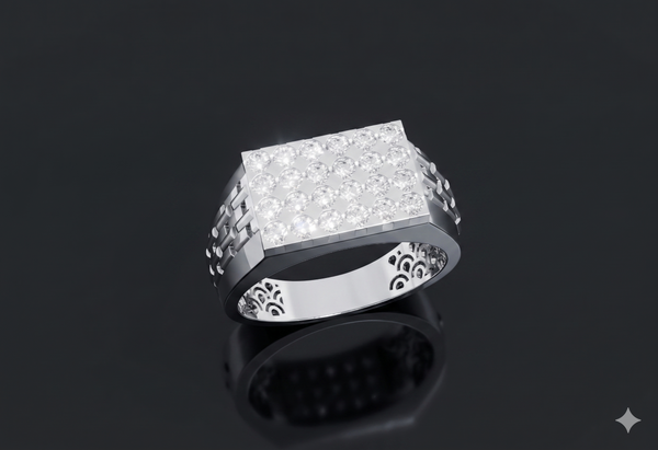 Elite Crown Cluster Ring