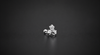 TRILLIUM BLOOM NOSE PIN