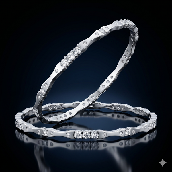 Infinity Wave Bangles