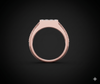 Diamond Matrix Gents Ring